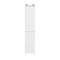 Flash Furniture Dune Farmhouse Freestanding Bathroom Linen Tower Cabinet w/Magnetic Close Doors, 2 Adjust Shelves FS-BATH-6-WH-GG - alternate 7